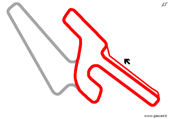 Eagles Canyon Raceway - circuito lungo